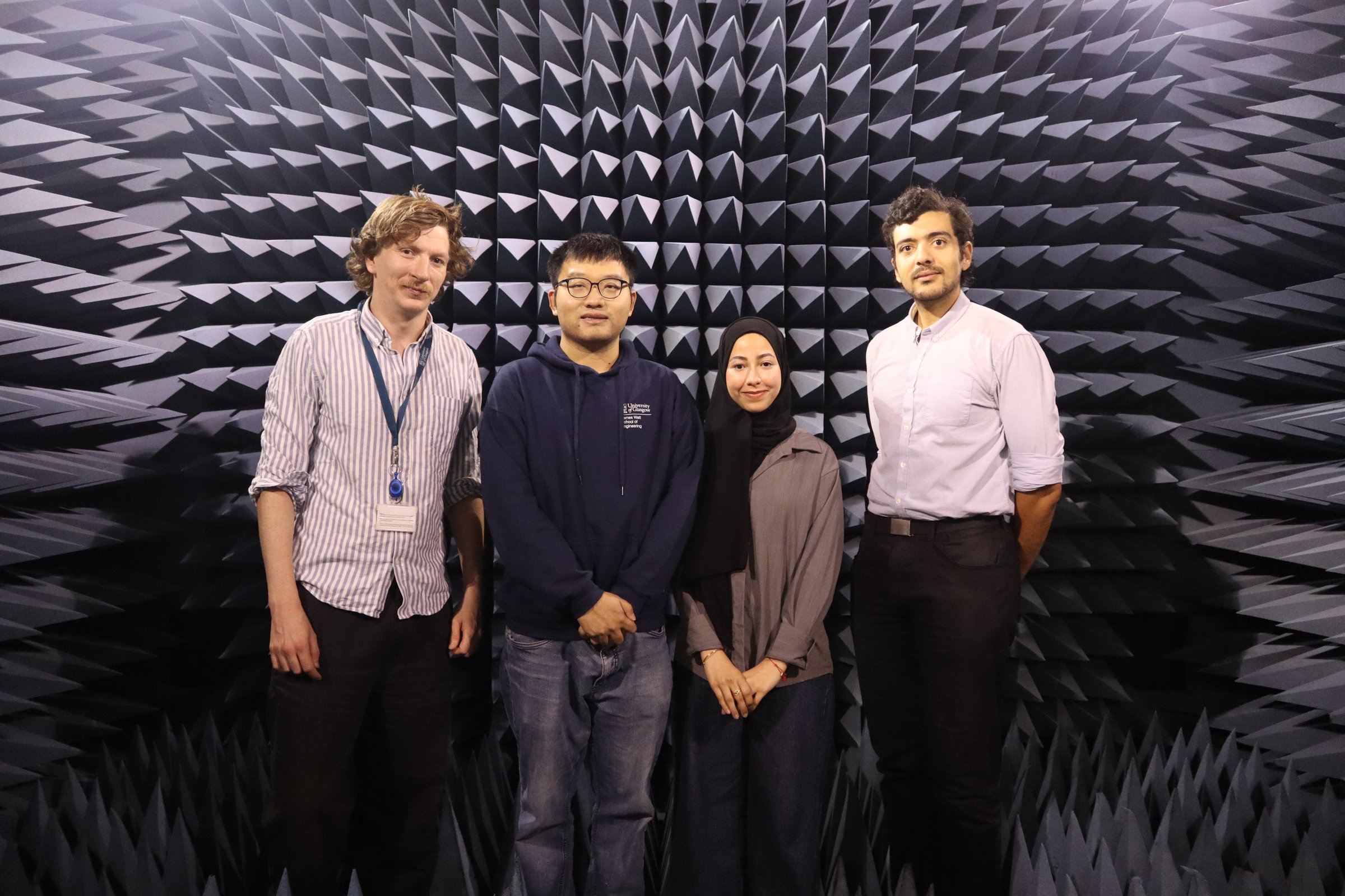 Students receiving IEEE scholarships