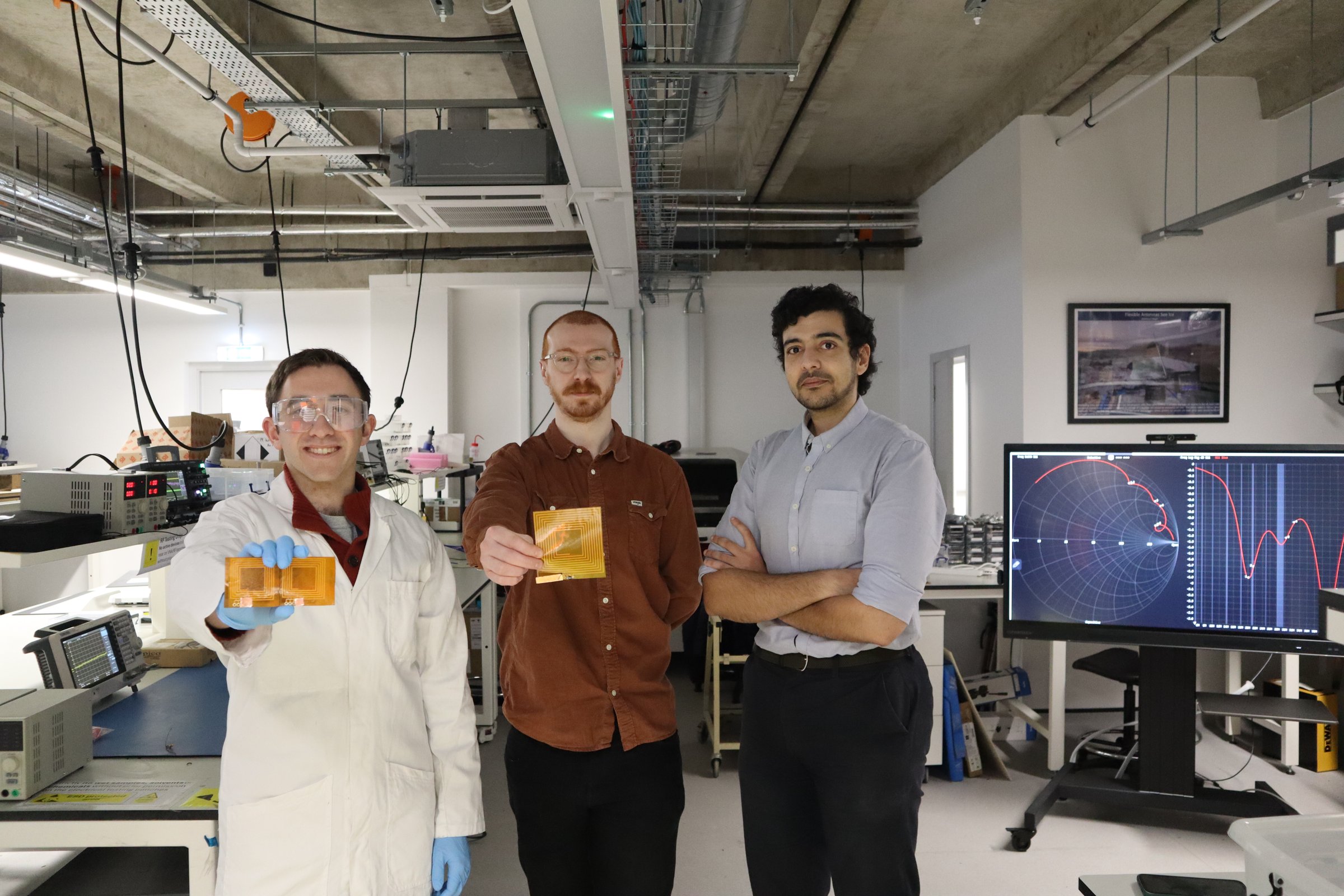 RF sensing research in the lab